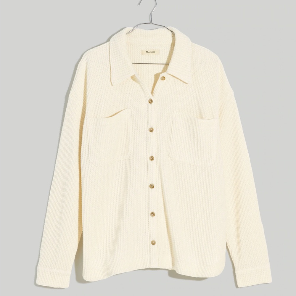 Cream Button-Up Shirt